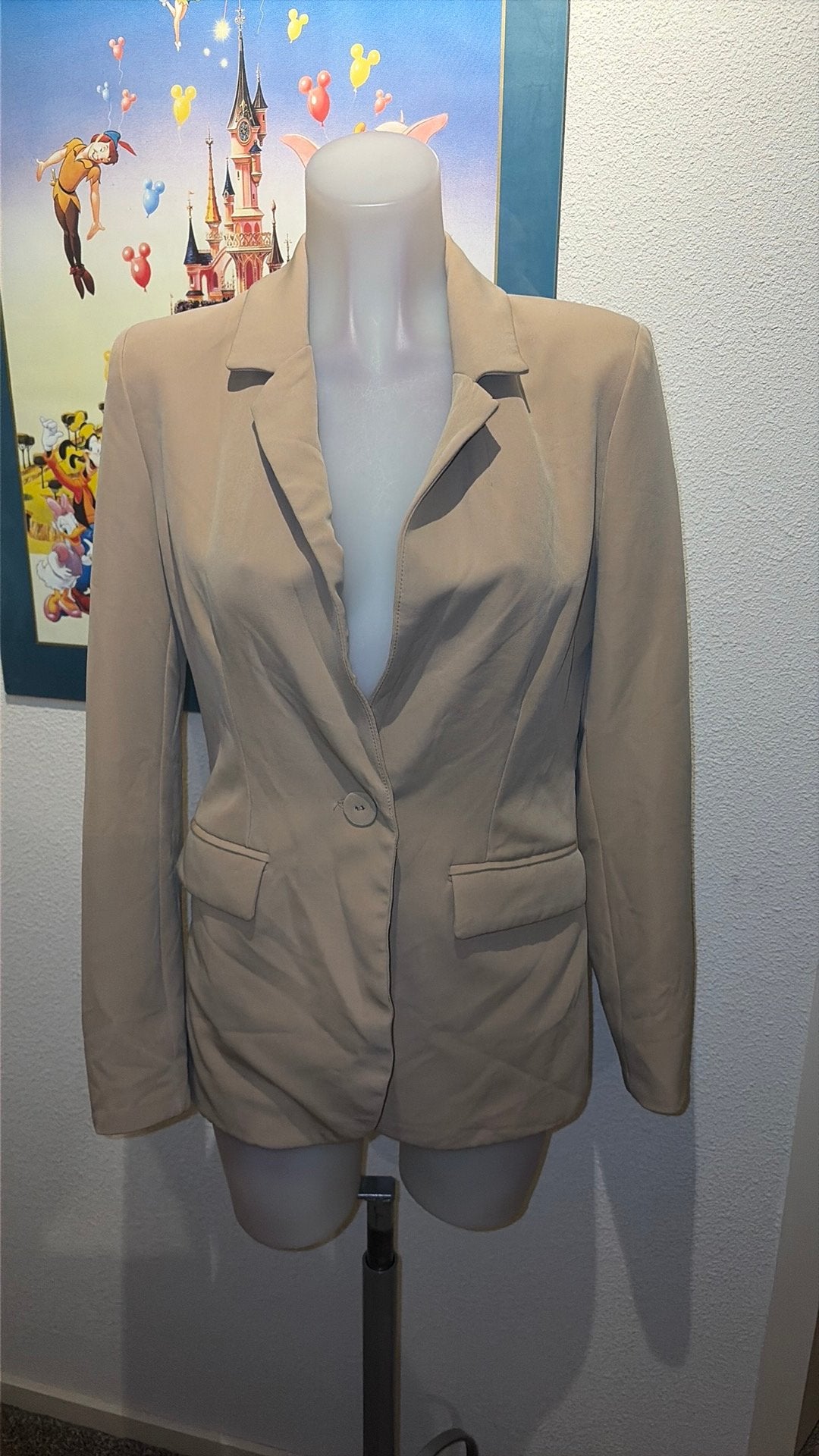 Beige colbert maat 38 merk Amisu, Kleding | Dames, Maat 38/40 (M), Beige, Ophalen of Verzenden, Jasje