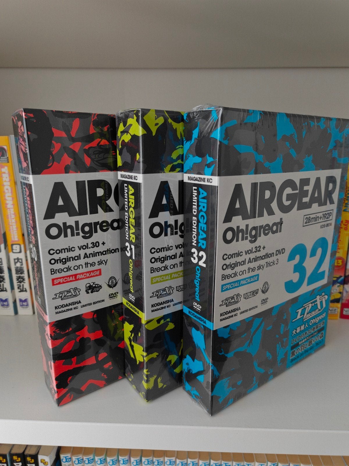 Air Gear Limited Edition Japanese Manga + DVD, Factory seal!, Eén stripboek, Ophalen of Verzenden, Zo goed als nieuw