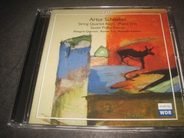 Arthur Schnabel String Quartet 5 Piano Trio & Pieces op CPO, Ophalen of Verzenden, Classicisme, Zo goed als nieuw, Kamermuziek