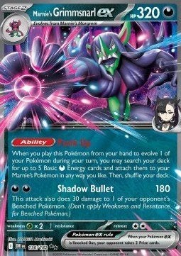Rare - 6x Marnie's Grimmsnarl ex (DRI 136), Ophalen of Verzenden, Nieuw