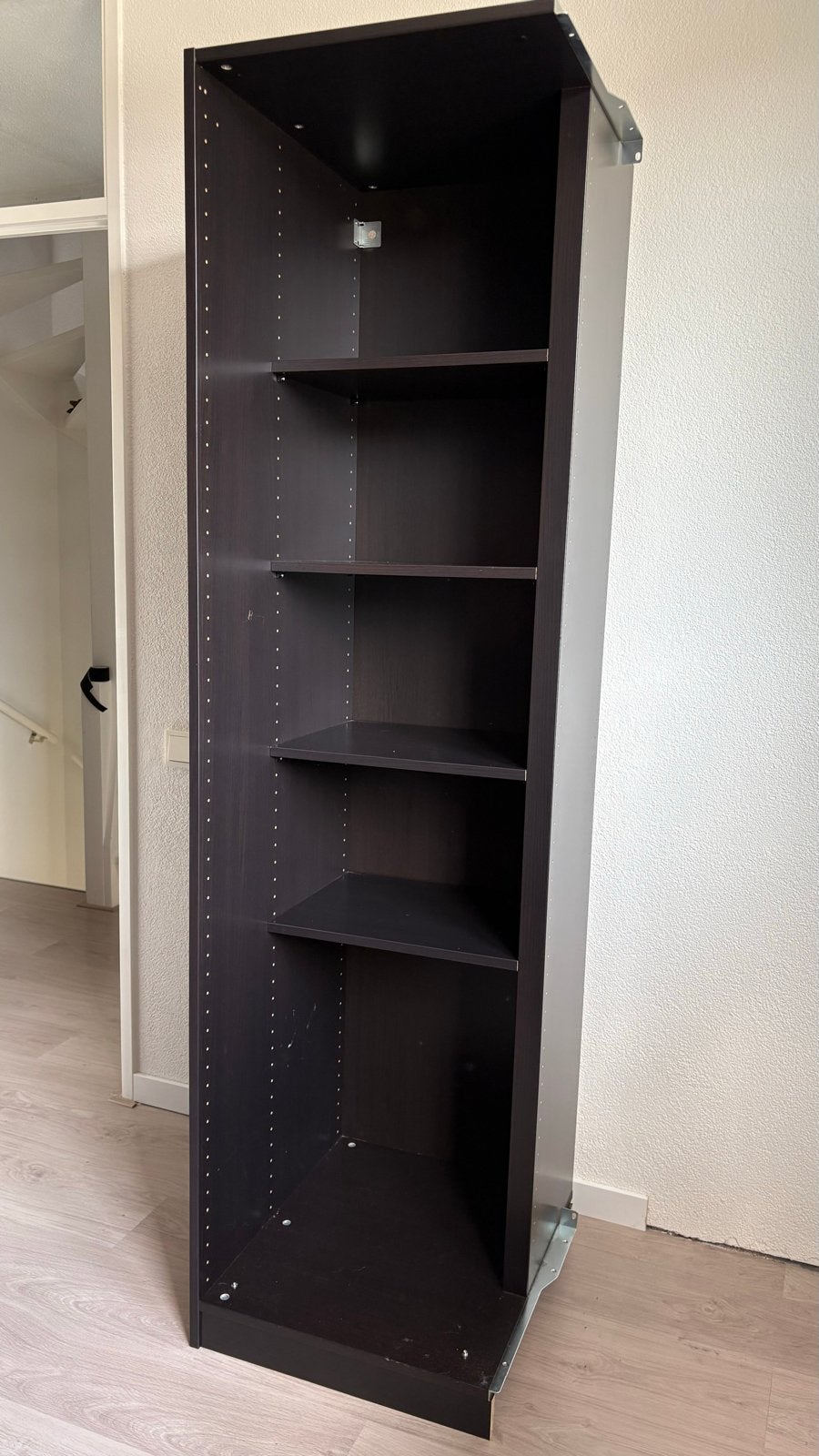 IKEA PAX Kledingkast hoekelement Bruin Zwart, Ophalen, Met plank(en), Gebruikt, 200 cm of meer