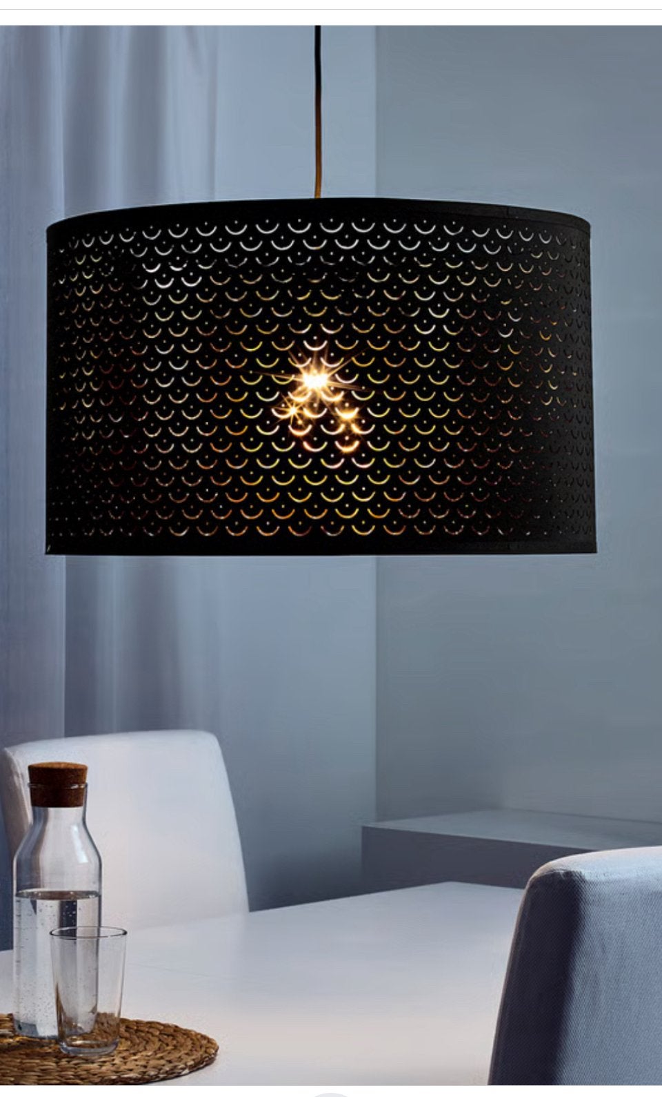 Nieuwe lamp , zwart met messingkleurige binnenkant, Ophalen of Verzenden, Zo goed als nieuw, Zwart