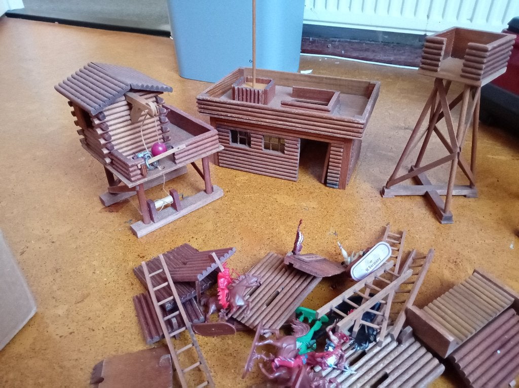 Fort hout voor Cowboys en Indianen (Fort Dakota), Verzamelen, Ophalen of Verzenden, Gebruikt