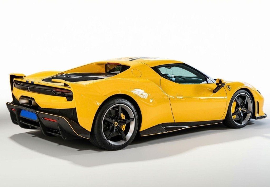 Ferrari 296 Speciale Giallo Modena bl. streep BBR 1:18 NIEUW, Overige merken, BBR, ., Nieuw
