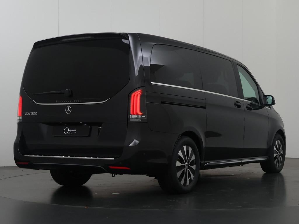 Mercedes-Benz EQV 300 L2 Avantgarde 90 kWh | Burmester | Mul, Auto's, Bestelauto's, Zwart, 7 stoelen, 90 kWh, Stoelverwarming