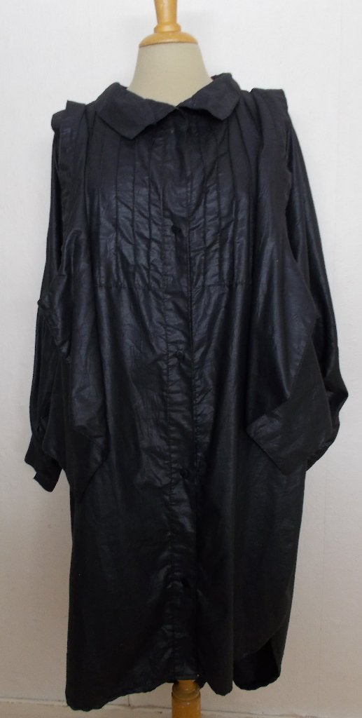 Aparte stoere zwarte gilet jurk van ART! L, Kleding | Dames, Verzenden, Zwart, Maat 42/44 (L), Zo goed als nieuw