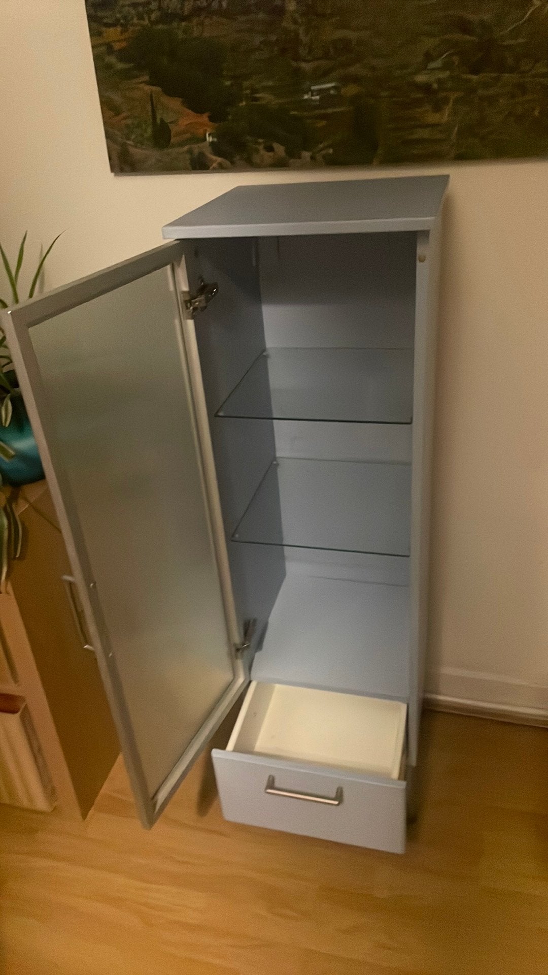 Badkamer kastje, Huis en Inrichting, Badkamer | Badkamermeubels, Ophalen, (Half)hoge kast, Minder dan 50 cm, Minder dan 100 cm