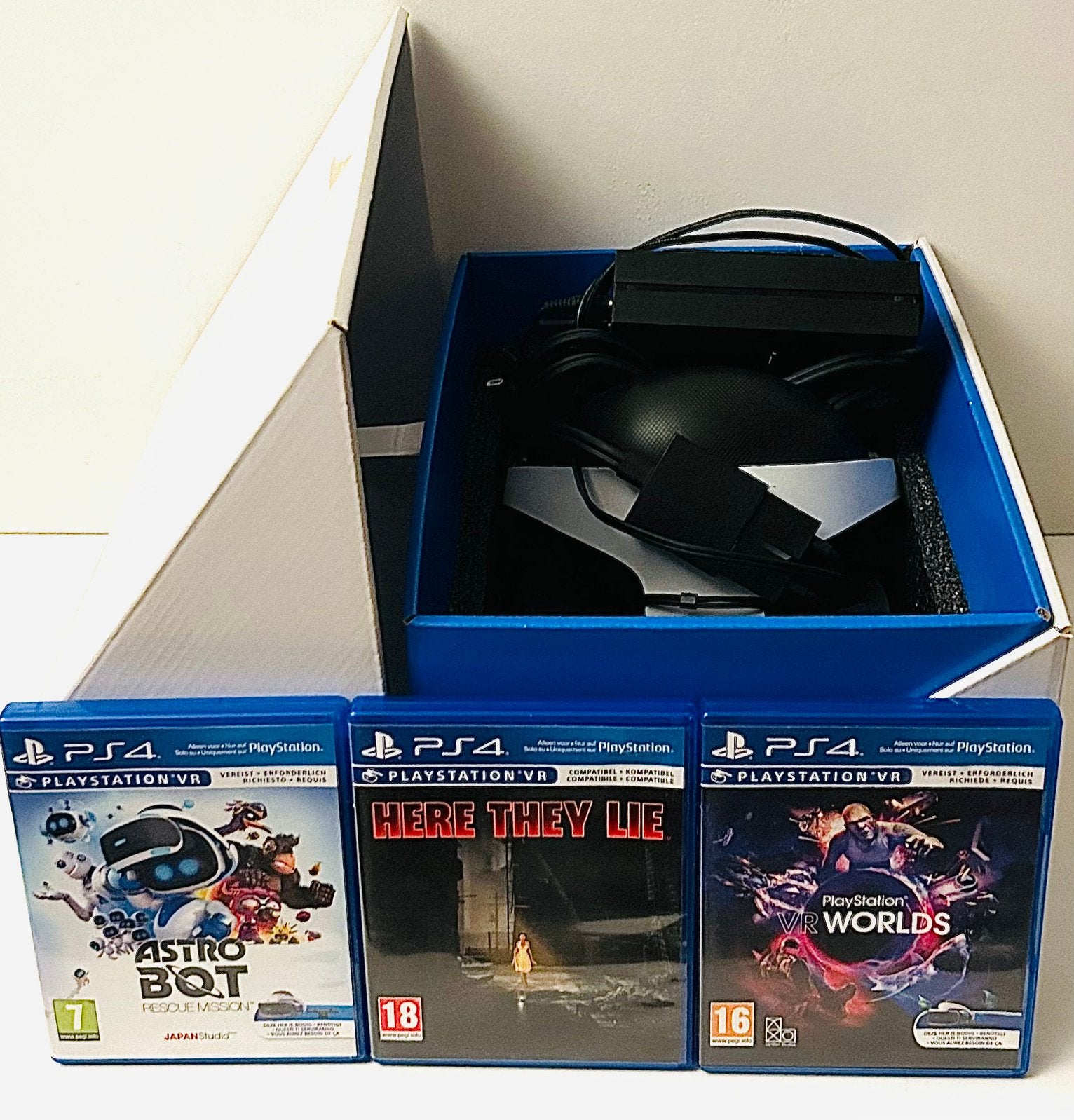 PlayStation VR set, Spelcomputers en Games, Virtual Reality, Ophalen of Verzenden, Zo goed als nieuw, Sony PlayStation