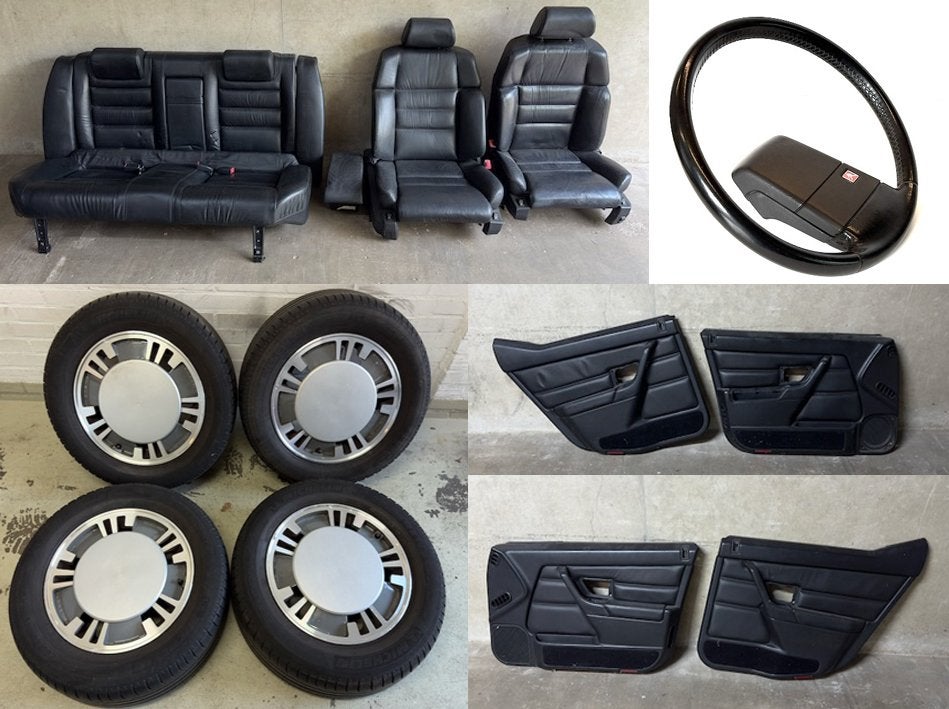 Citroën XM interieur leer/blokjes velgen/stuurwiel met leer, Auto-onderdelen, Ophalen, Gebruikt, Citroën