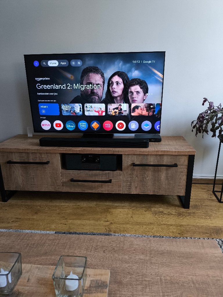 TLC (50)inch, LED, 50 Hz, Zo goed als nieuw, 100 cm of meer