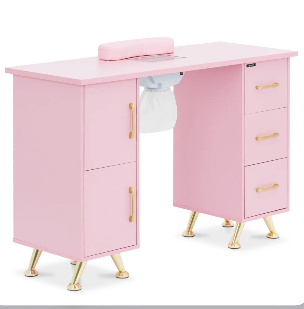 Roze nagel tafel, Sieraden, Tassen en Uiterlijk, Uiterlijk | Cosmetica en Make-up, Ophalen, Zo goed als nieuw, Roze, Handen en Nagels