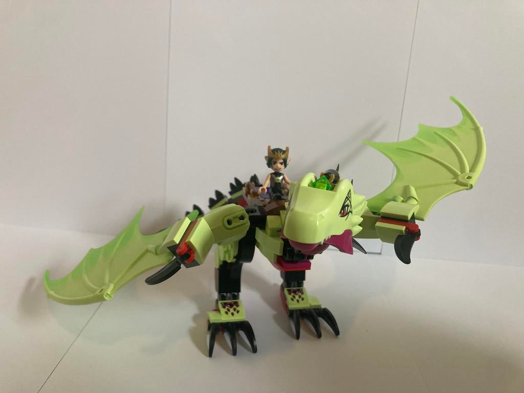 Lego elves the goblin king’s evil dragon 41183, Ophalen of Verzenden, Gebruikt, Complete set, Lego