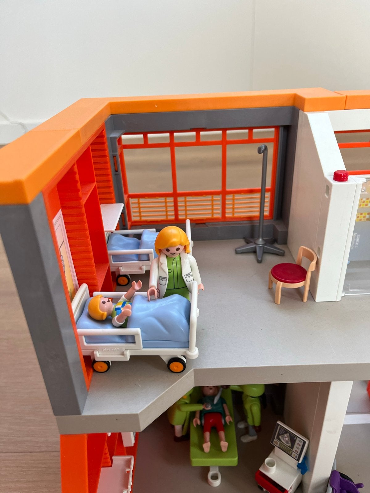 Playmobil Ziekenhuis met Figuren en Accessoires, Kinderen en Baby's, Speelgoed | Playmobil, Ophalen, Gebruikt, Complete set