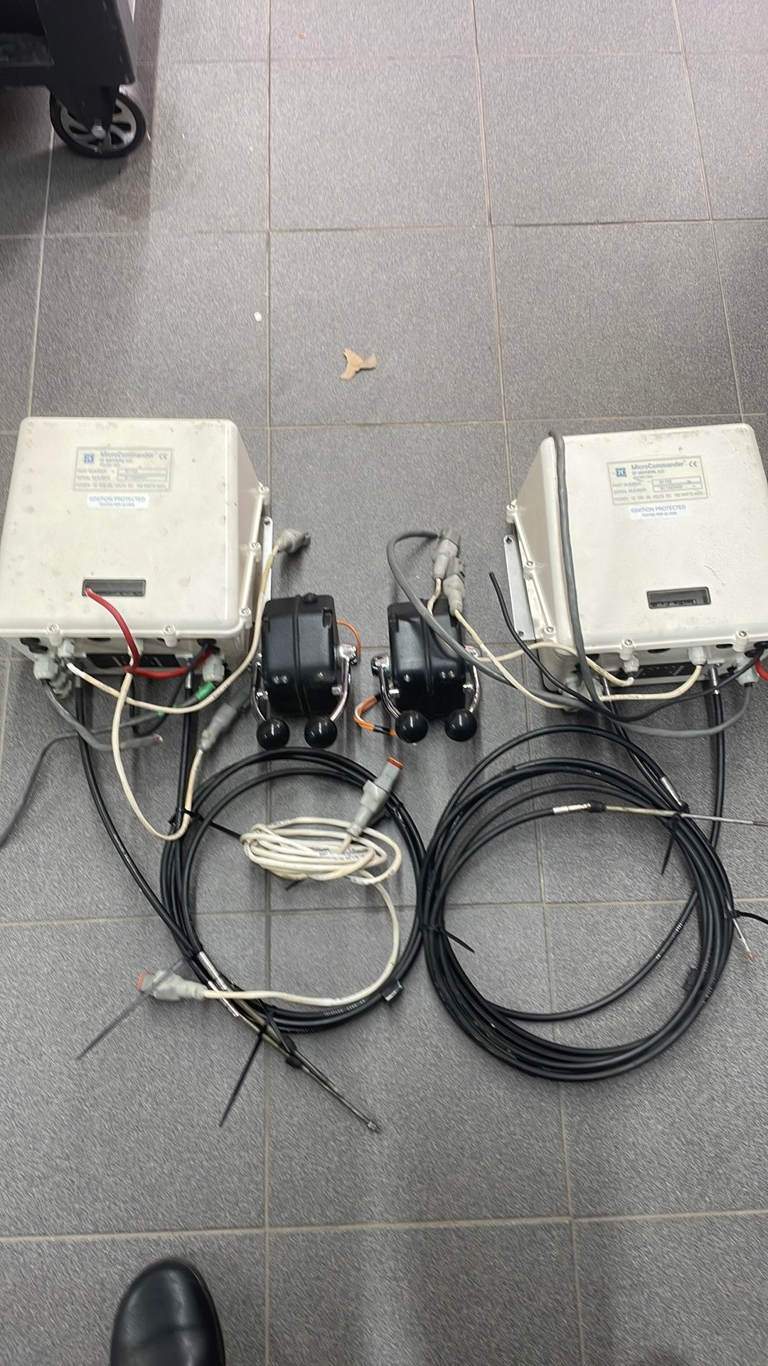 Micro commander electrische schakeling, Ophalen, Gebruikt