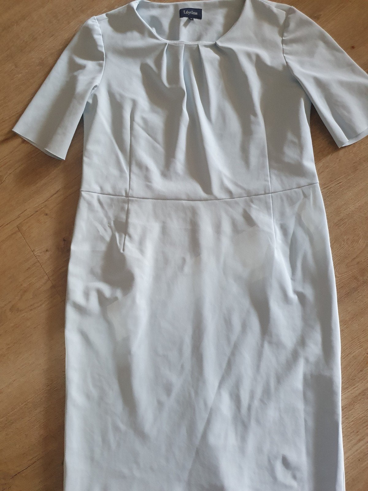 Jurk van Lilytime, Ophalen, Zo goed als nieuw, Maat 42/44 (L), Blauw