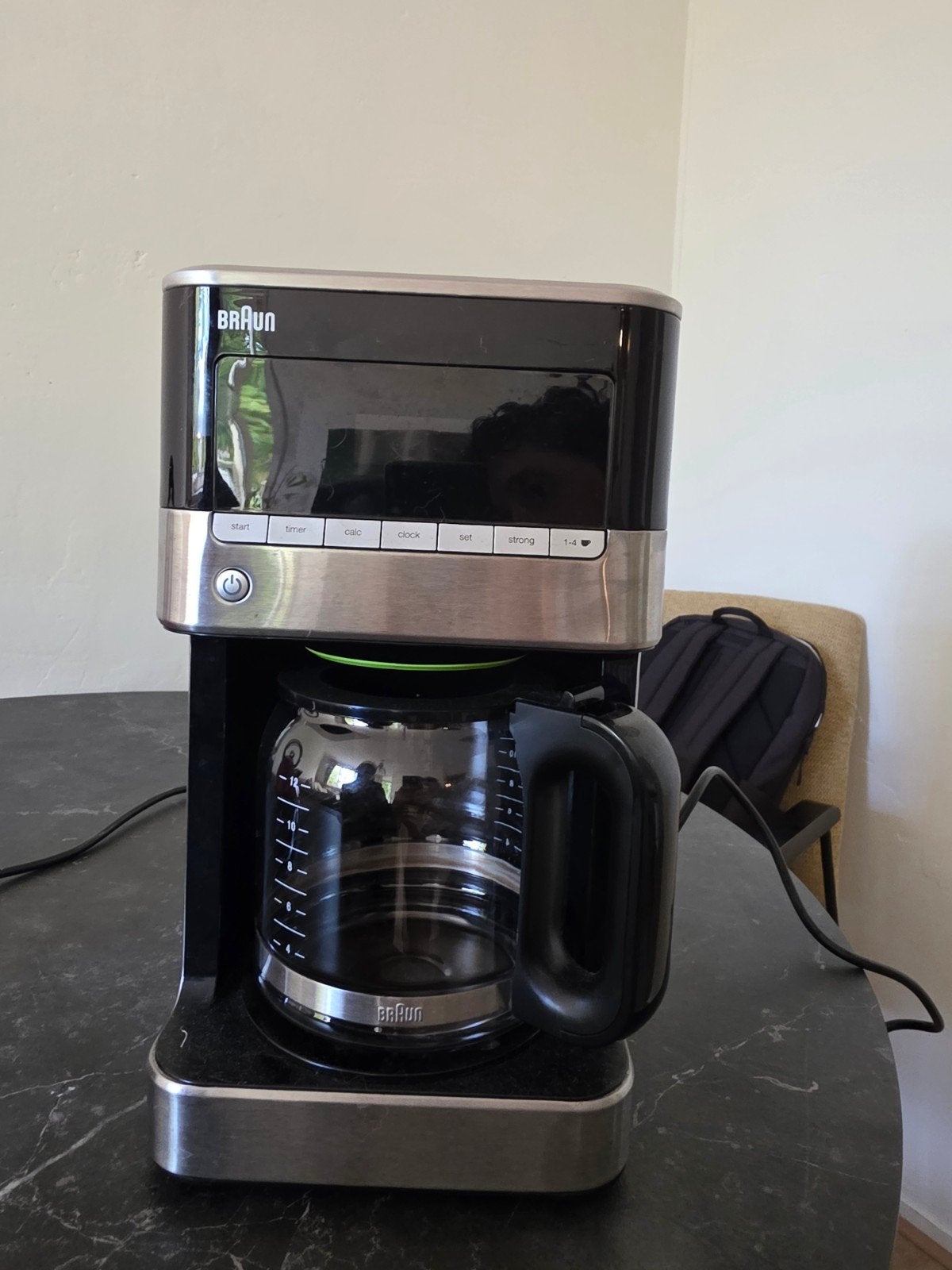 Braun Koffiezetapparaat - Gebruikt maar functioneel, Ophalen, Afneembaar waterreservoir, Gebruikt, 10 kopjes of meer