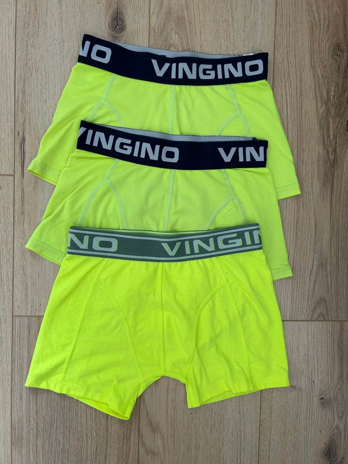 Vingino boxershorts onderbroeken shorts jongen fluorgeel 158, Ophalen of Verzenden, Zo goed als nieuw, Jongen, Nacht- of Onderkleding