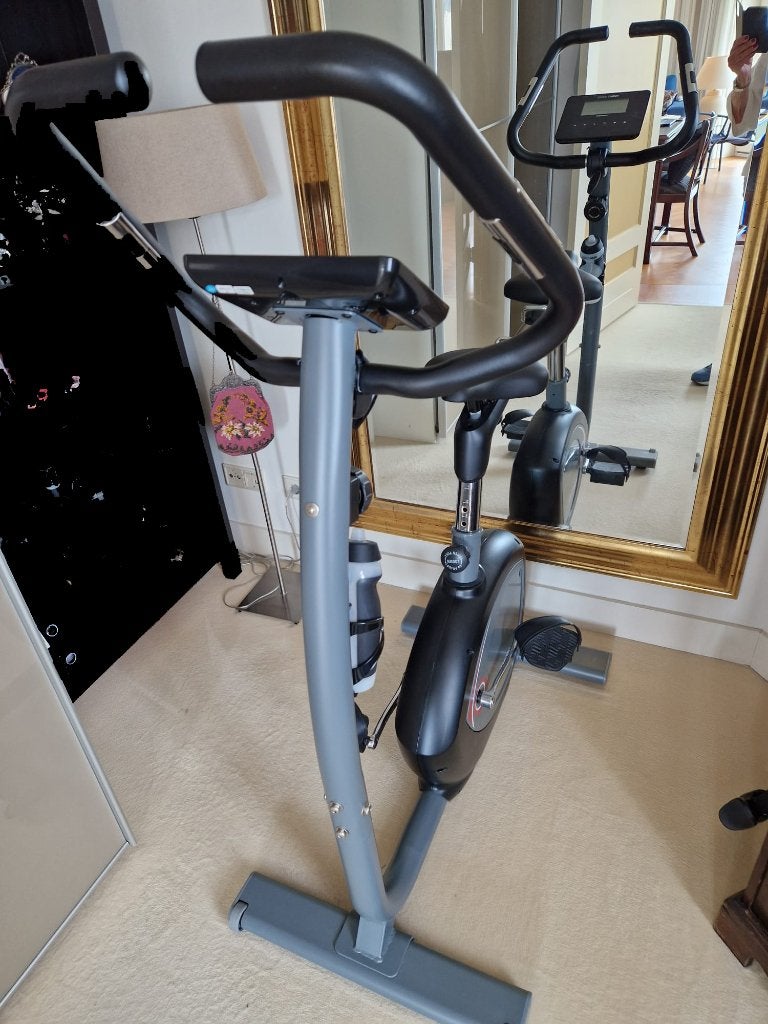 Flow Fitness Turner DHT500 Hometrainer - Zo goed als nieuw, Ophalen, Zo goed als nieuw, Metaal, Benen
