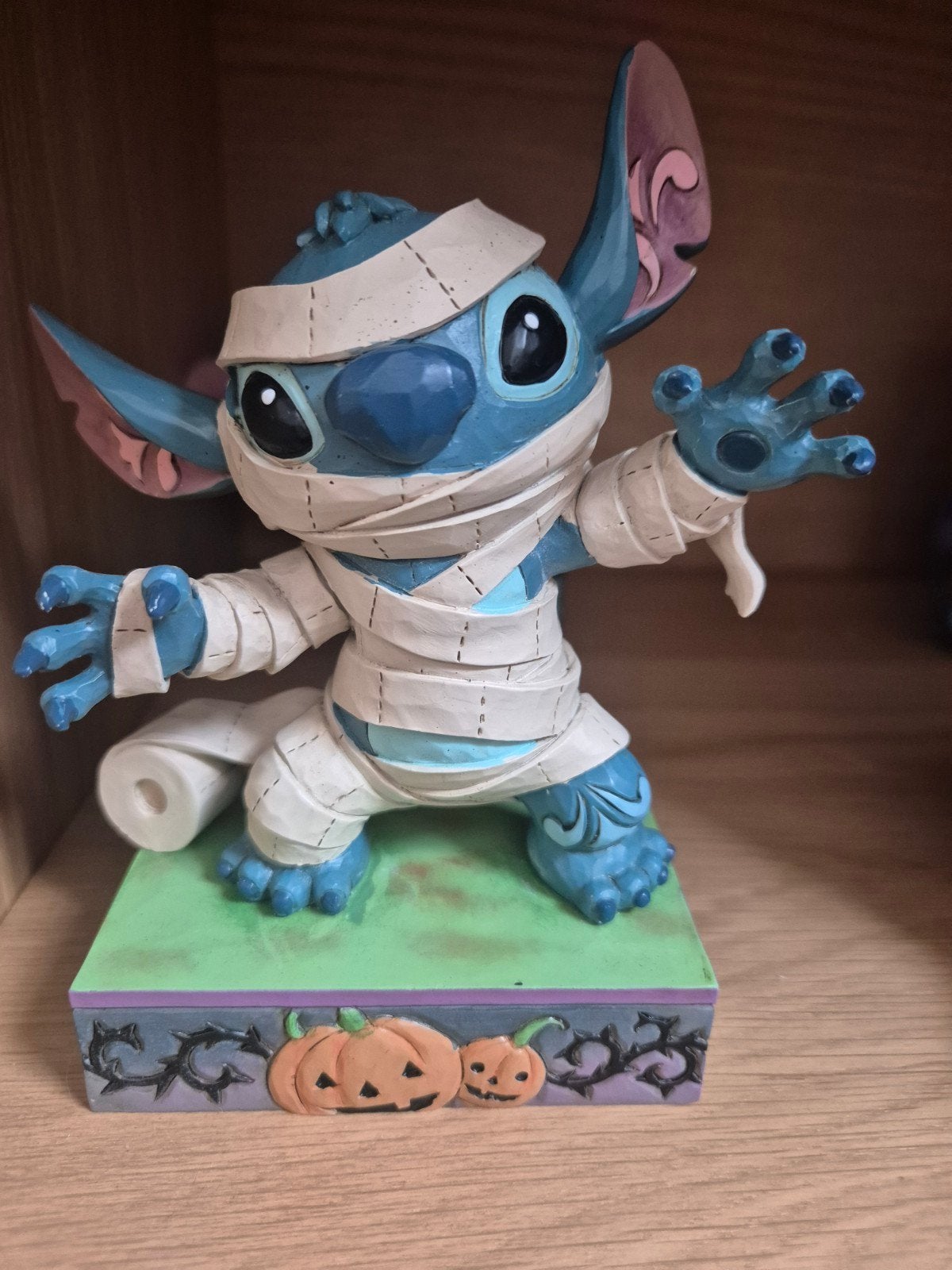 Stitch mummie jim shore tradition disney, Ophalen of Verzenden, Overige figuren, Zo goed als nieuw, Beeldje of Figuurtje