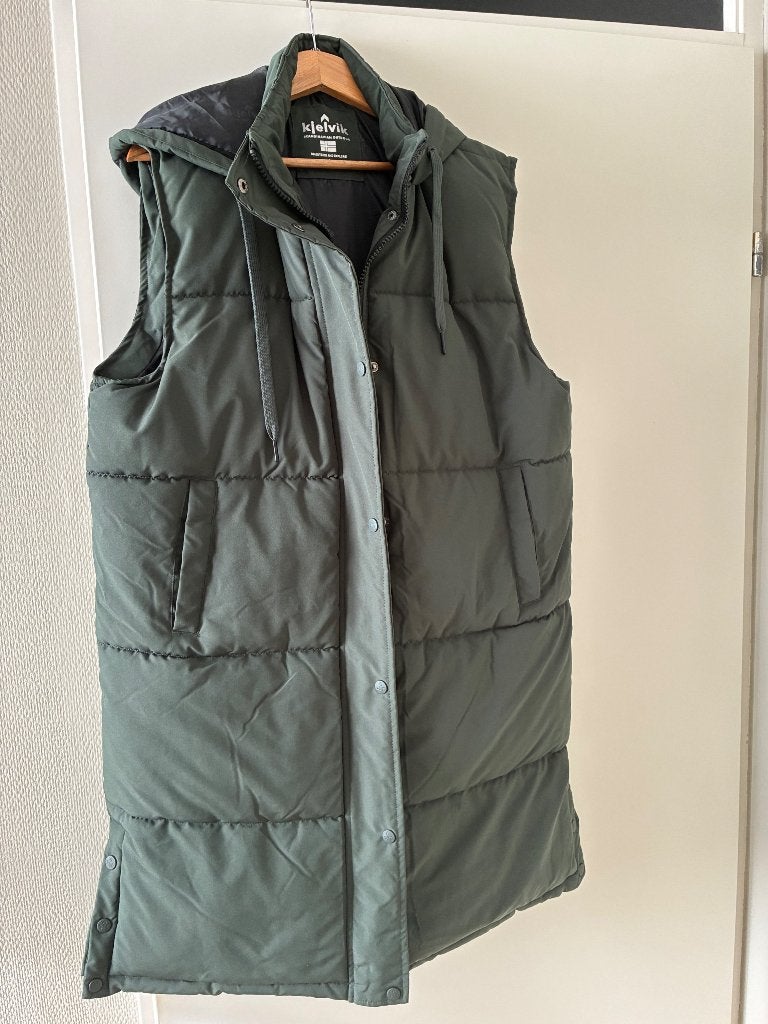 Lange bodywarmer groen mt xl, Kleding | Dames, Maat 46/48 (XL) of groter, Ophalen of Verzenden, Zo goed als nieuw, Kjelvik
