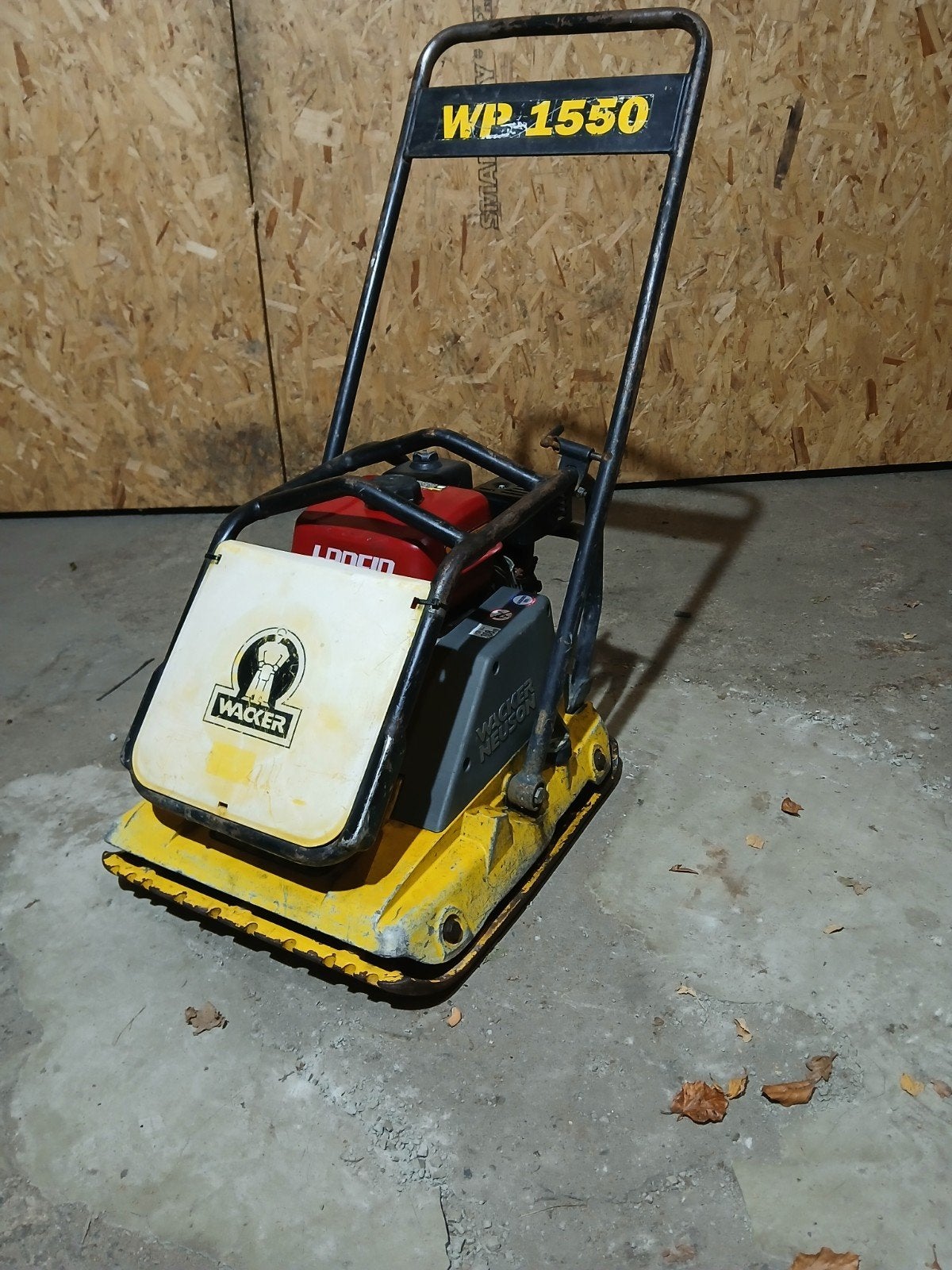 wacker wp1550 trilplaat, Doe-het-zelf en Verbouw, Ophalen, Gebruikt