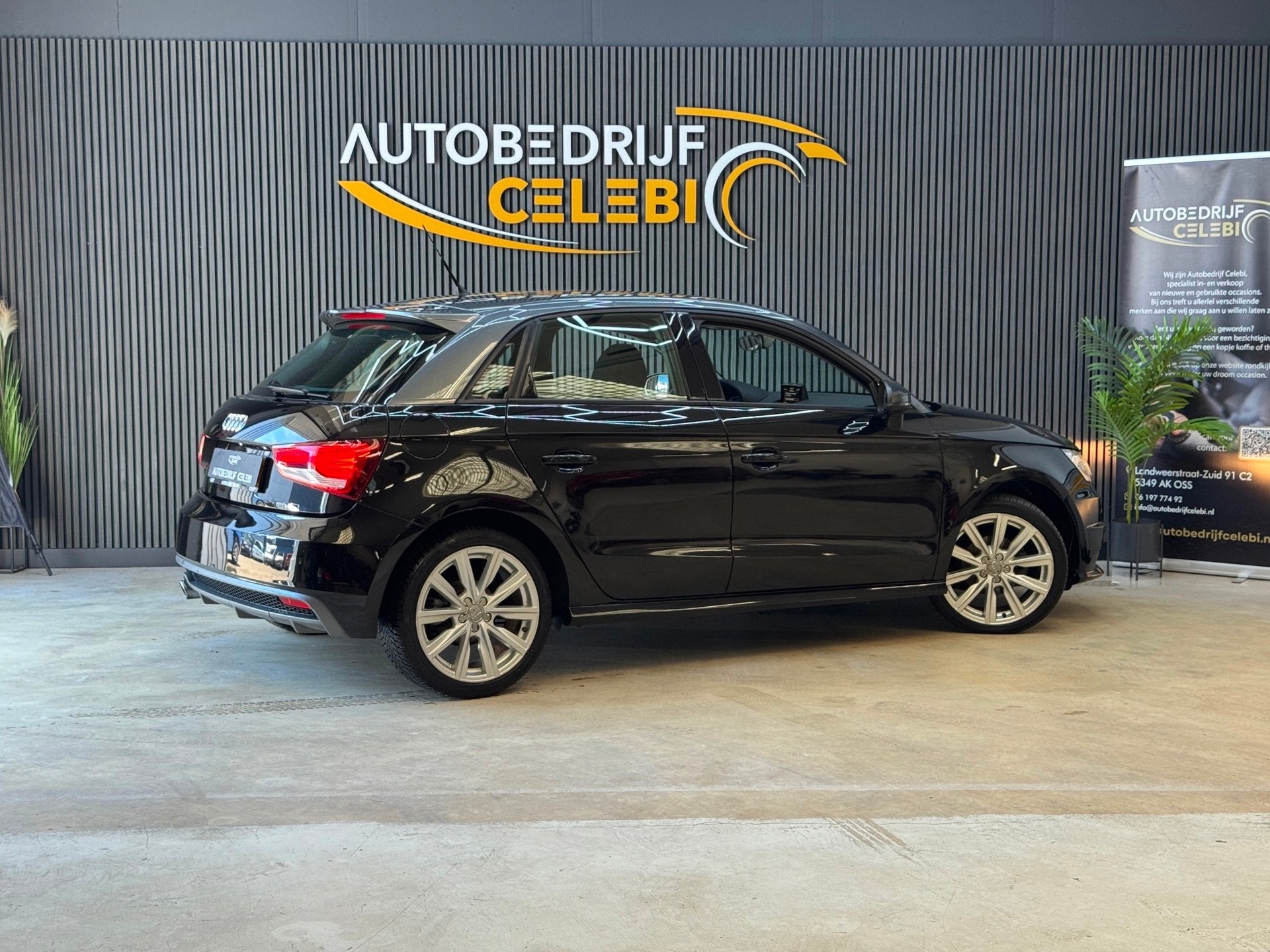 Audi A1 Sportback 1.0 TFSI Adrenalin 2017 ZWART AIRCO|CRUISE, Auto's, Audi, Voorwielaandrijving, Stof, 95 pk, 4 stoelen