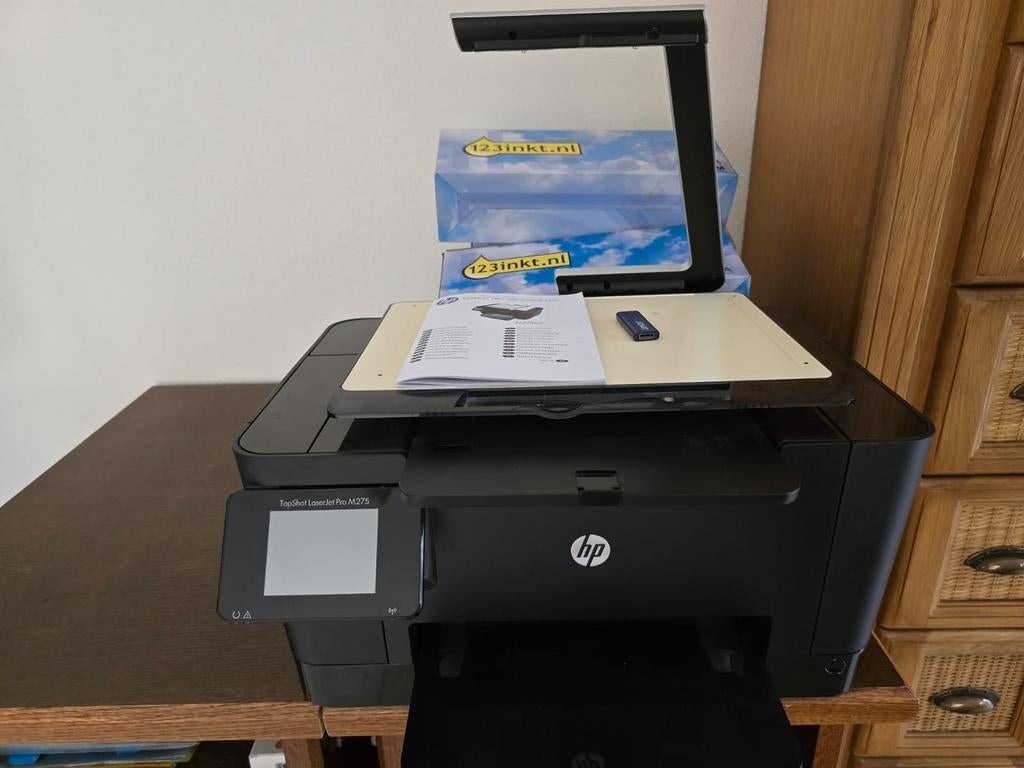 HP Laserjet PRO 200 Color/scanner, Computers en Software, Printers, Ophalen of Verzenden, Gebruikt