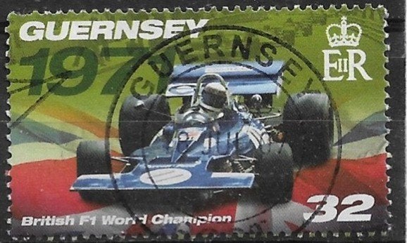 Guernsey 2007 mi.1137 autosport FORMULE 1 nom.32p, Postzegels en Munten, Verzenden, Gestempeld