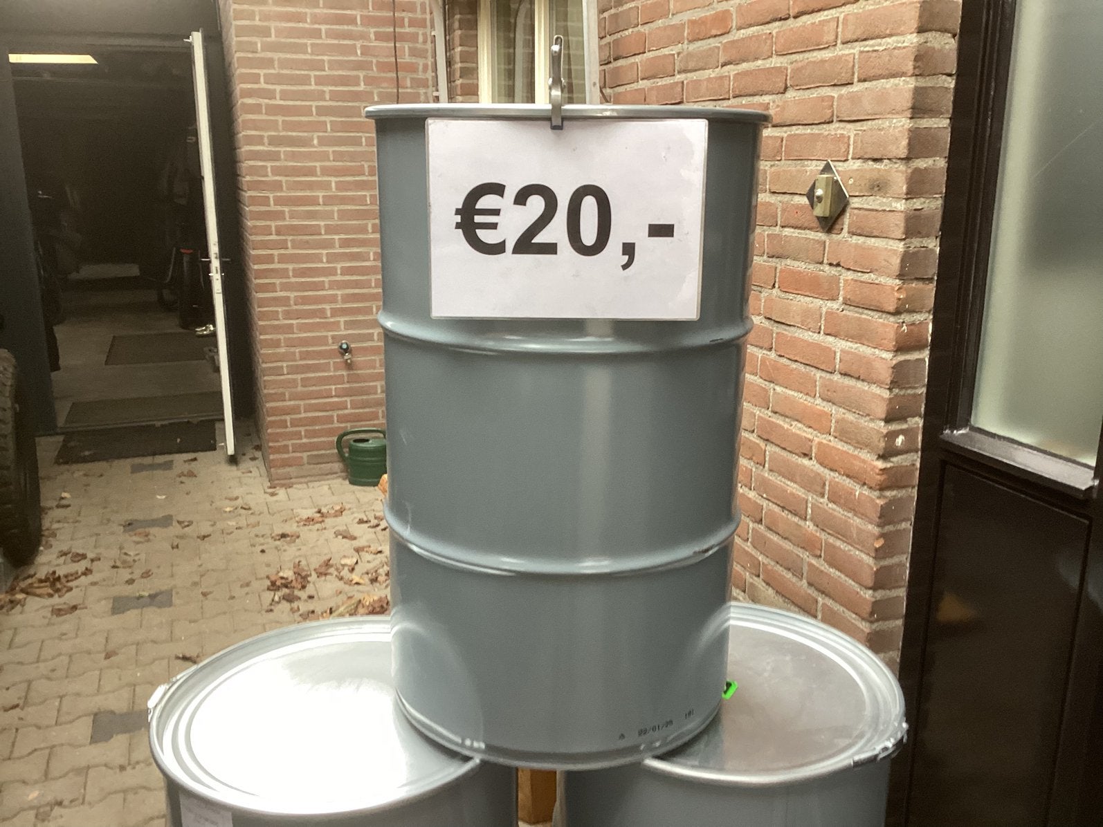 DEKSELVATEN ROOKTON PRULLENMAND STATIEGELD TON AFVALTON, NVT, NVT, Ophalen of Verzenden, Zo goed als nieuw