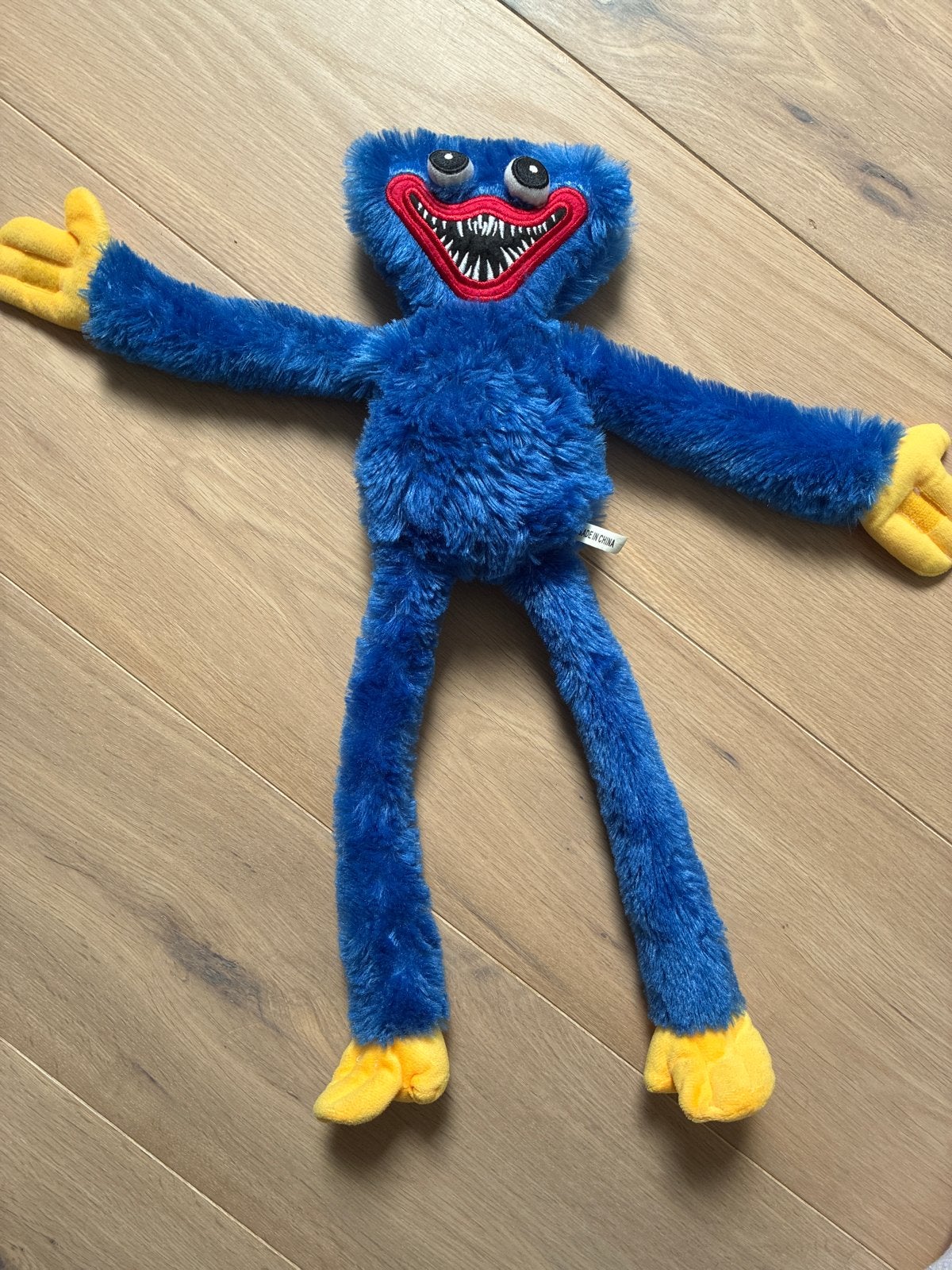 Huggy Wuggy Knuffel - Blauw Pluche Speelgoed, Gebruikt, Overige merken, Overige karakters, Overige typen