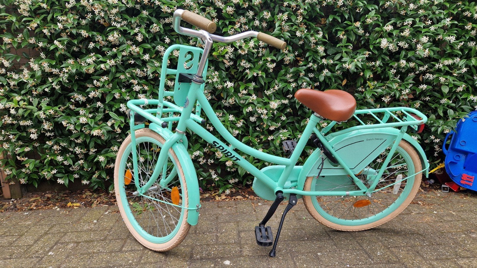 Spirit Transportfiets 22 inch mintgroen - Zo goed als nieuw, Ophalen of Verzenden, Zo goed als nieuw, Terugtraprem, Spirit