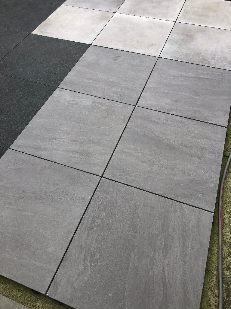keramische terrastegels 60x60x2 4 kleuren actie partijtegels, Keramiek, Nieuw, Ophalen of Verzenden, 10 m² of meer
