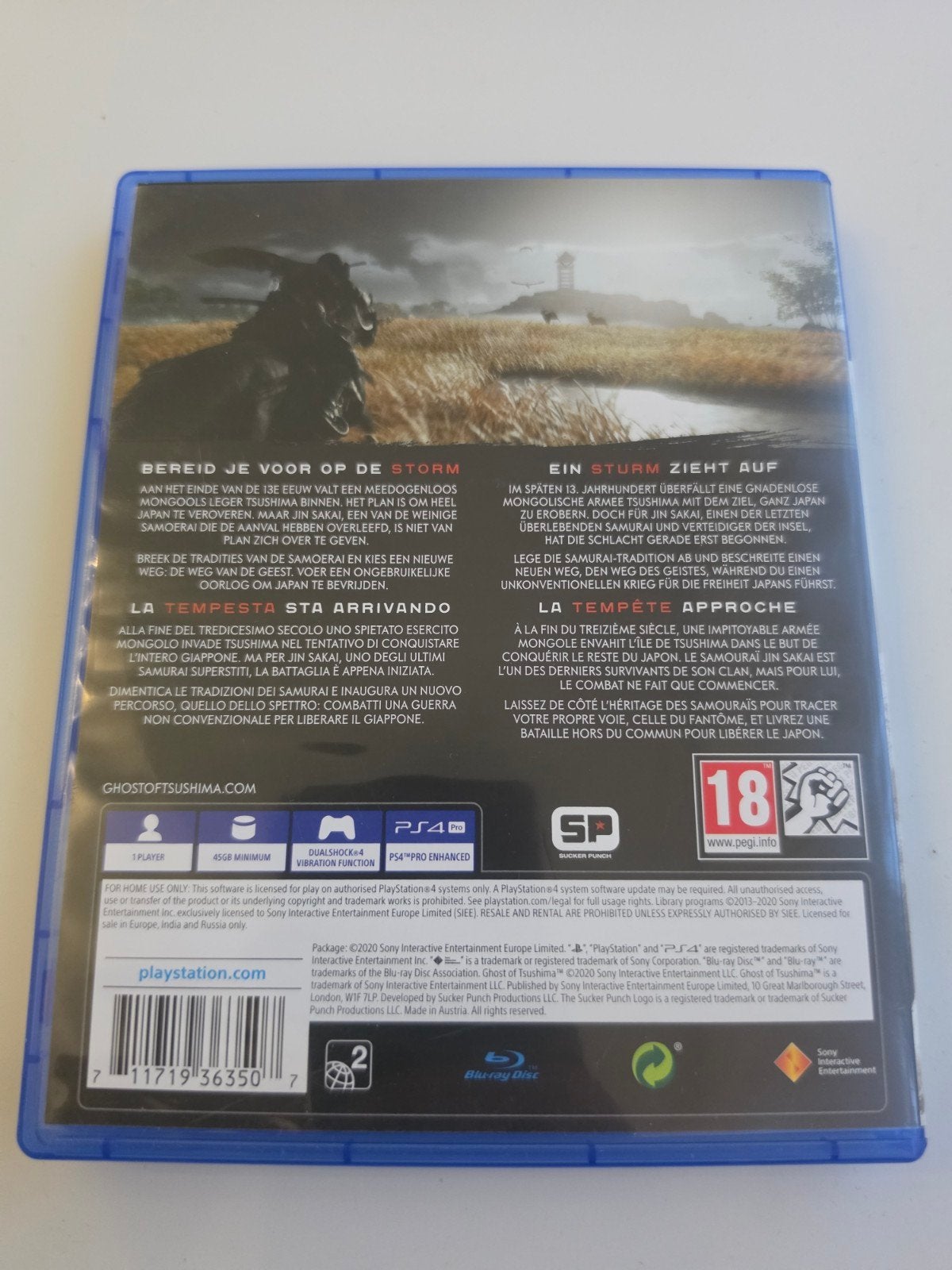 Ghost of Tsushima voor Playstation 4 en 5 Lees Beschrijving, Spelcomputers en Games, Avontuur en Actie, Vanaf 18 jaar, Ophalen of Verzenden