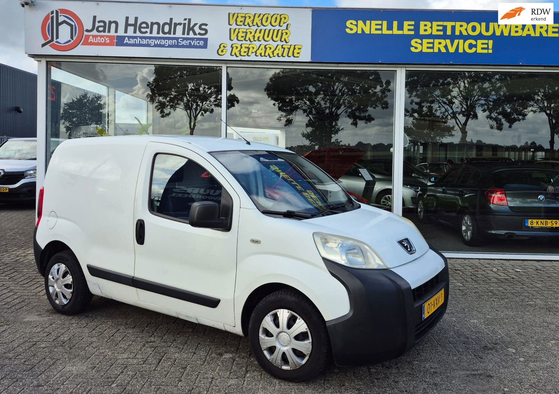 Peugeot Bipper 1.4, Auto's, Stof, Zwart, 400 kg, Bedrijf