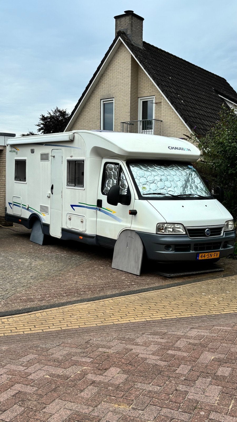 Chausson welcome 85 camper, Ringverwarming, Fiat, Fietsendrager, Chausson