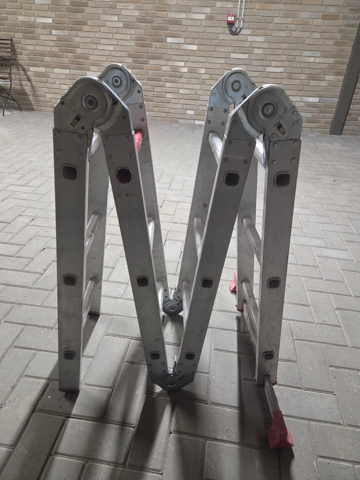 Altrex Varitrex Easy 4x3 ladder/trap, Doe-het-zelf en Verbouw, Ladders en Trappen, Ophalen, Gebruikt, Ladder, Opvouwbaar of Inschuifbaar