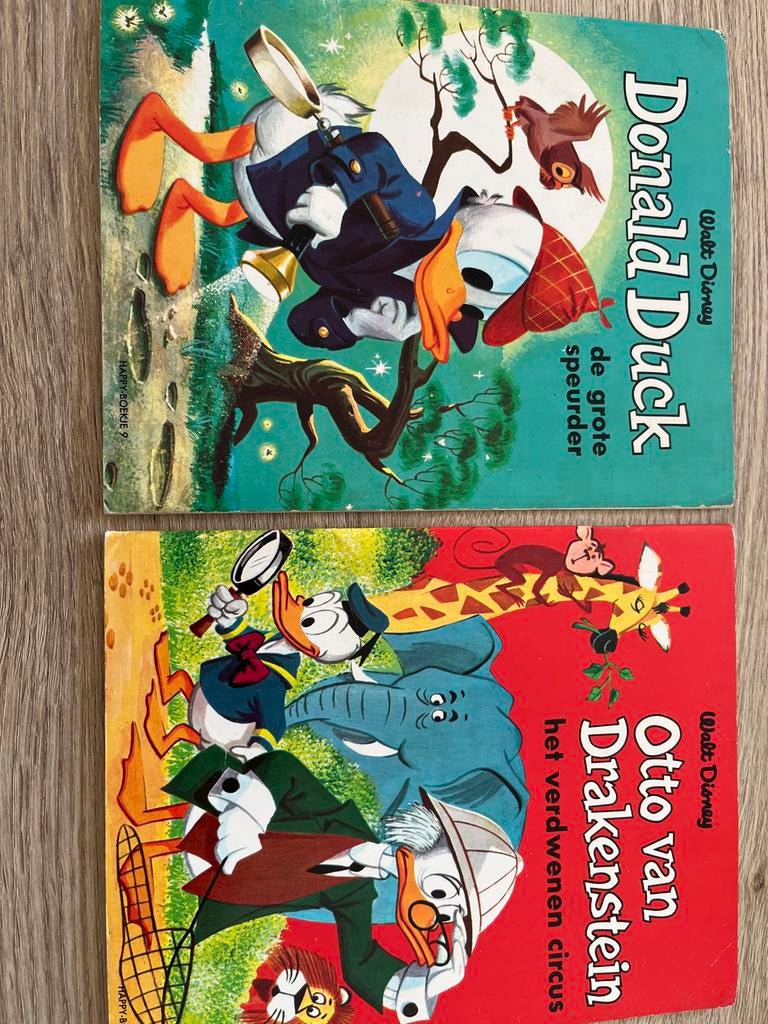 Donald Duck & Otto van Drakenstein Vintage Stripboeken 1966, Boeken, Stripboeken, Meerdere stripboeken, Ophalen of Verzenden, Gelezen