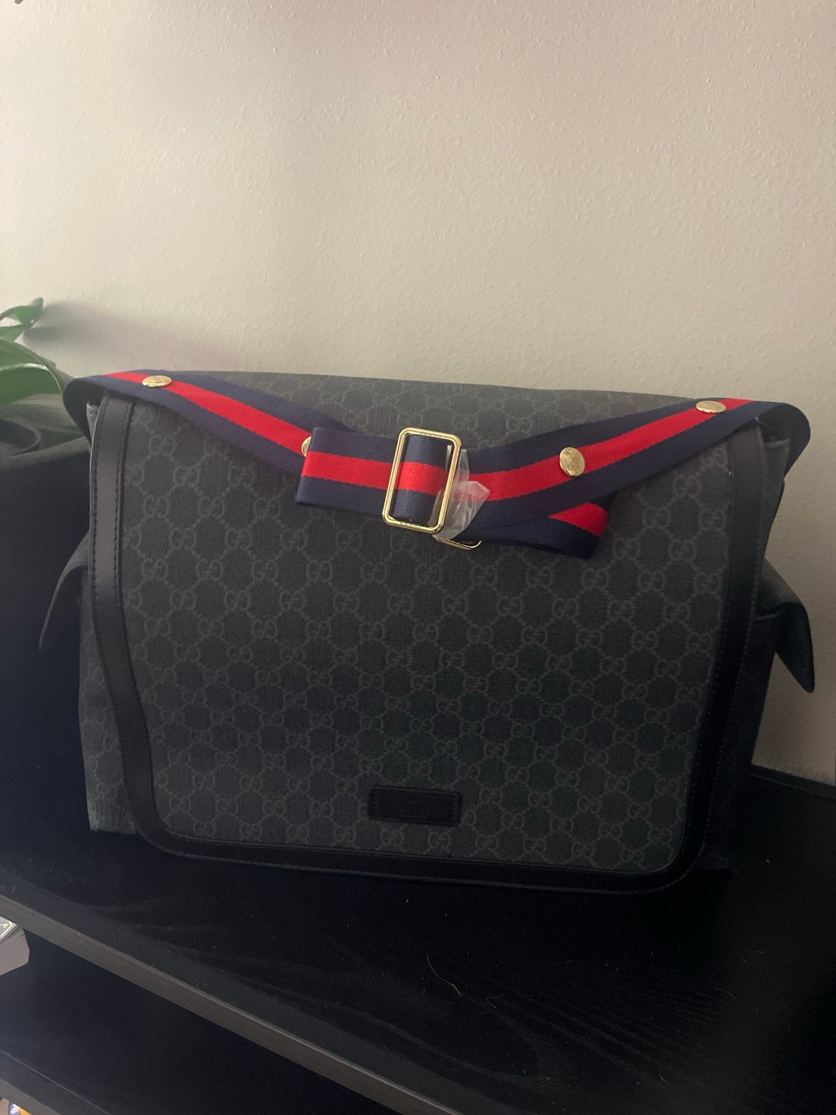 Gucci Luiertas Zwart - Nieuw, Kinderen en Baby's, Luiertassen, Verzorgingstas, Gucci, Zwart, Nieuw