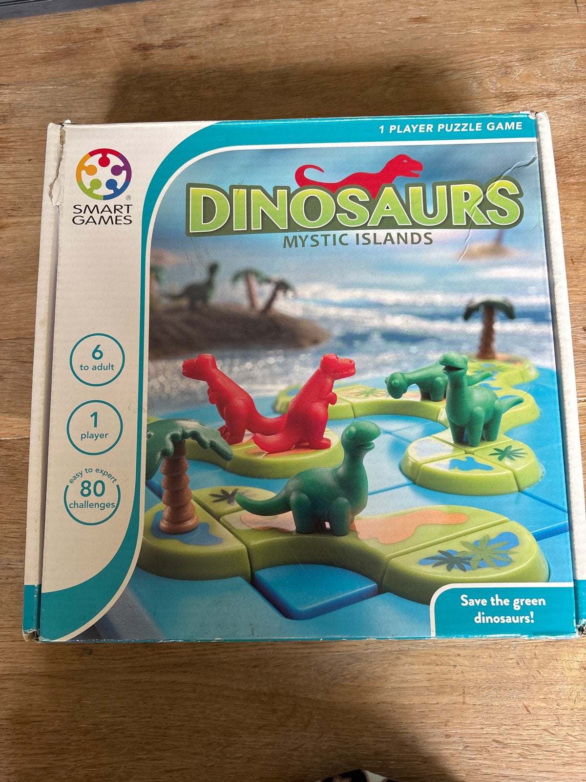 Smart Games Dinosaurus Mystic Islands Puzzelspel, Ophalen of Verzenden, Minder dan 500 stukjes, Gebruikt, Overige typen