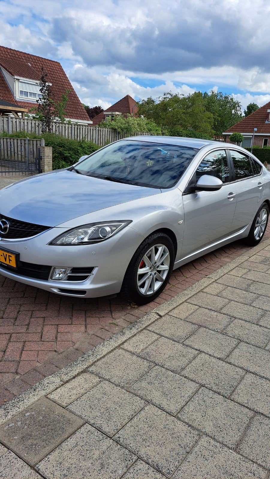Mazda 6 2.0 Sport Hatchback 2008 Grijs, Auto's, Mazda, Particulier, Benzine, B, Hatchback, Handgeschakeld, Origineel Nederlands