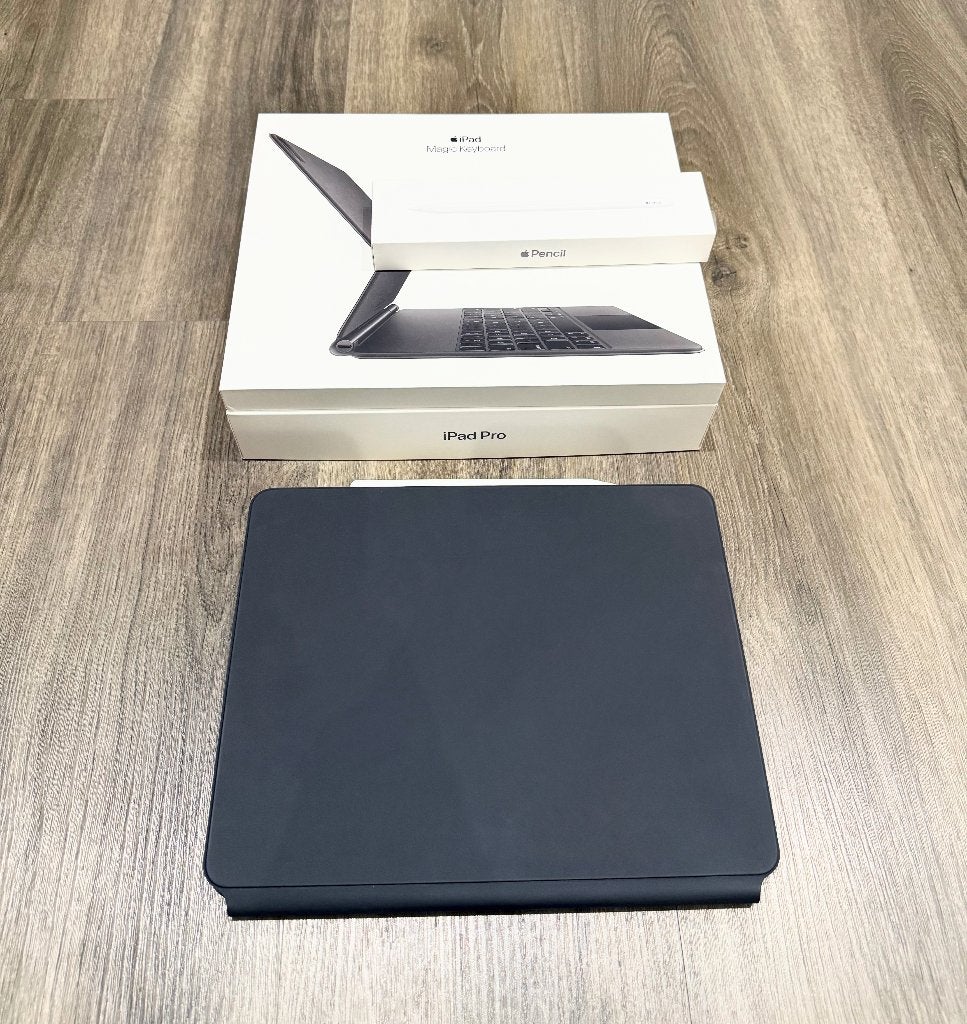 iPad Pro 12.9 M1 (256GB) met Magic Keyboard & Apple Pencil, Computers en Software, 13 inch of meer, Apple iPad, Ophalen of Verzenden