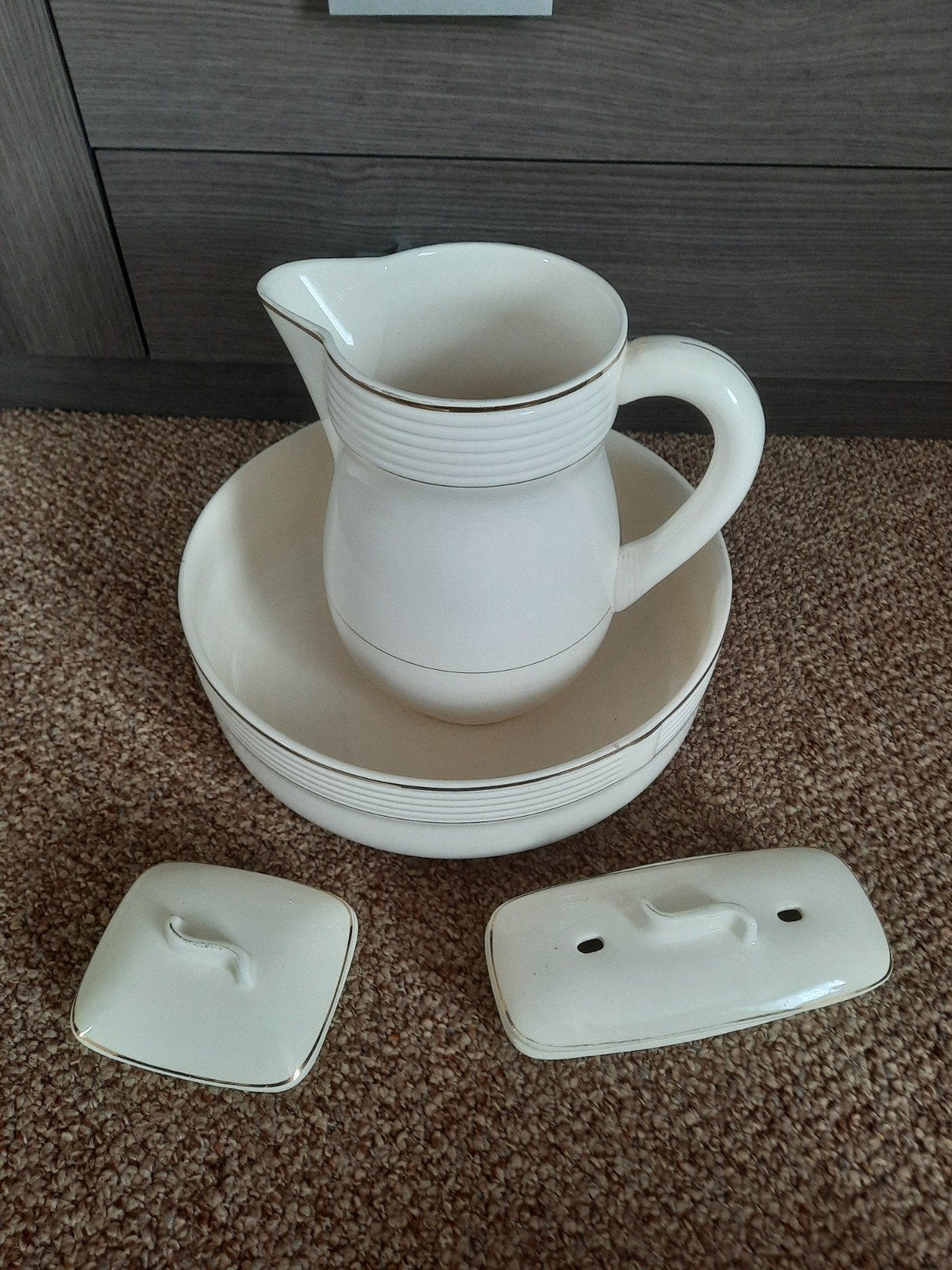 lampestel compleet met Zeepbakje en Kammenbakje Z.G.A.N, Ophalen