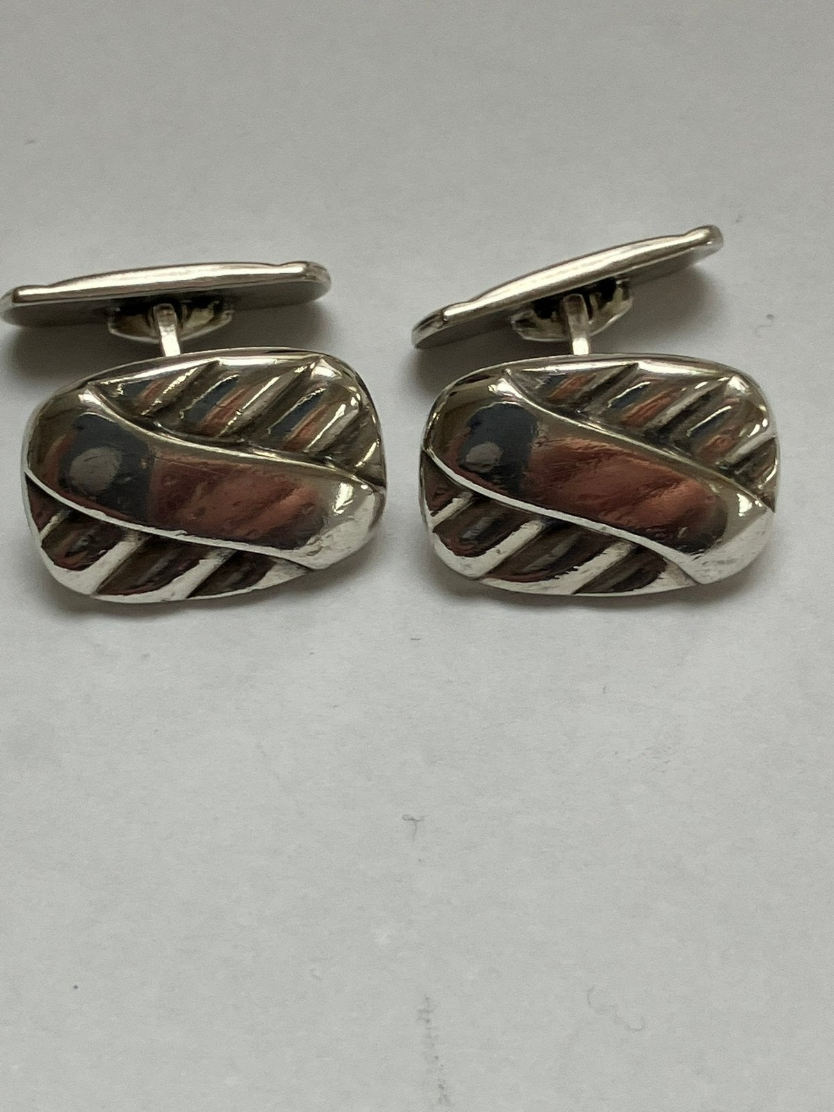 Massief zilveren knopen, Sieraden, Tassen en Uiterlijk, Manchetknopen, Ophalen of Verzenden, Zo goed als nieuw, Zilver