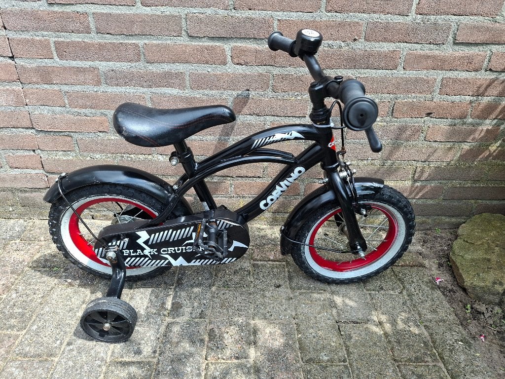 Kinderfietsje 12 inch ., Fietsen en Brommers, Fietsen | Kinderfietsjes, Ophalen, Terugtraprem, Zijwieltjes, Gebruikt
