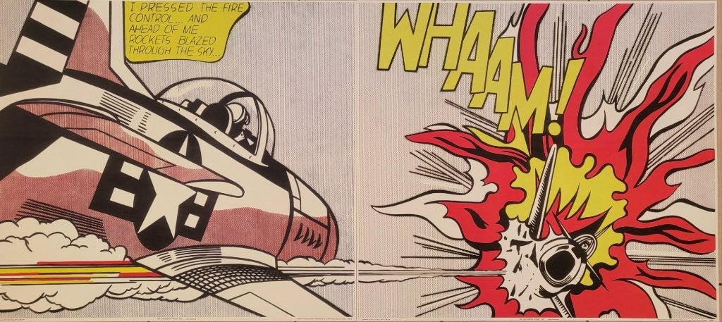 Roy Lichtenstein (1923-1997) - Whaam!, Antiek en Kunst, Verzenden