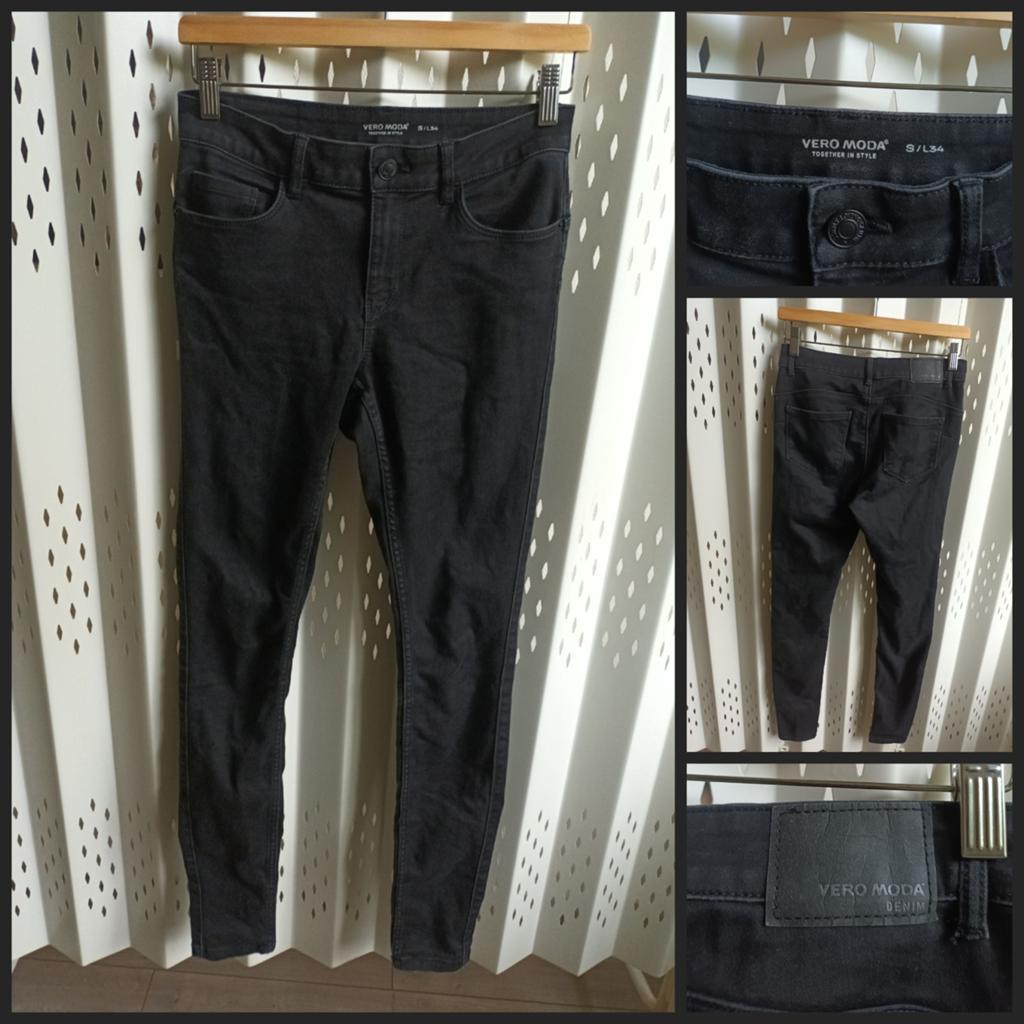 Vero Moda zwarte shape up skinny jeans stretch S/L34, Kleding | Dames, Spijkerbroeken en Jeans, Vero Moda, Ophalen of Verzenden
