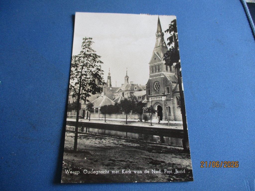 Weesp (1943), Ophalen of Verzenden, Voor 1920, Gelopen, Zuid-Holland