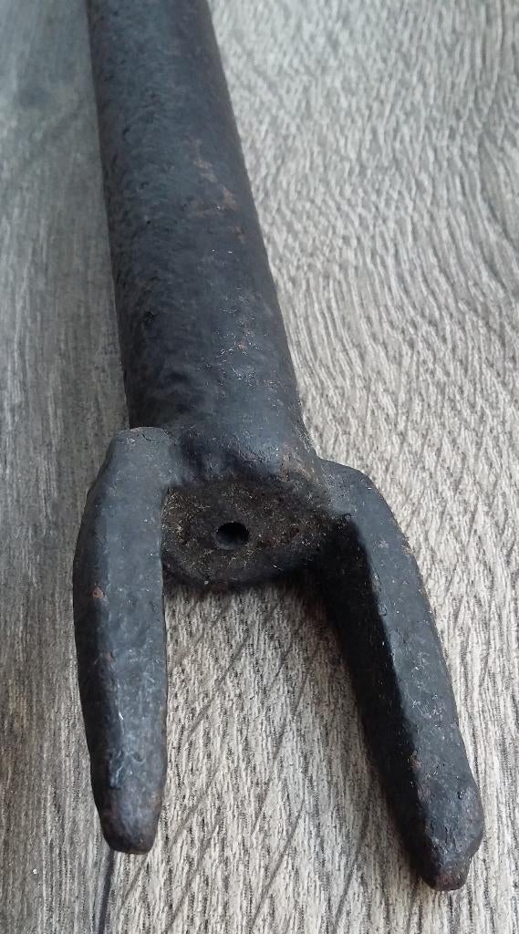 18 de eeuw Blaaspijp Kachel Open Haard Vuur Aanjager, Antiek en Kunst, Ophalen of Verzenden