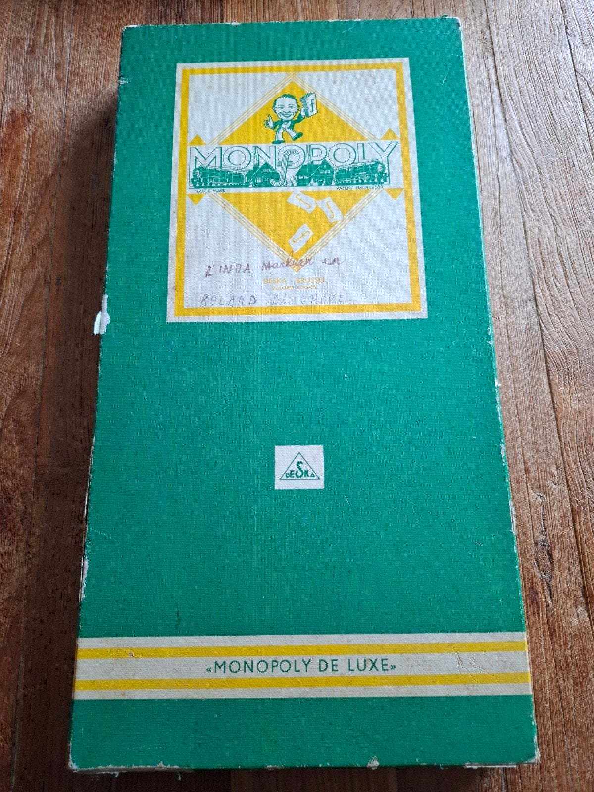 Vintage Monopoly De Luxe - Vlaamse Uitgave, Hobby en Vrije tijd, Gezelschapsspellen | Bordspellen, Vijf spelers of meer, Ophalen of Verzenden