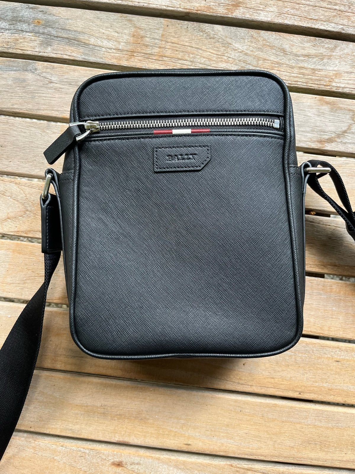 Bally Pablo Leren Heren Messenger Tas Zwart ( nieuw), Sieraden, Tassen en Uiterlijk, Zwart, Nieuw, Leer, Ophalen